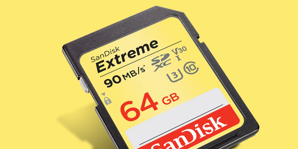 Карта памяти SanDisk Extreme 32GB SDHC sd-карта UHS-I C10 U3 V30 90 МБ/с. чтение 40 МБ/с. запись 4K UHD для камеры(SDSDXVE-032G-ZNCIN