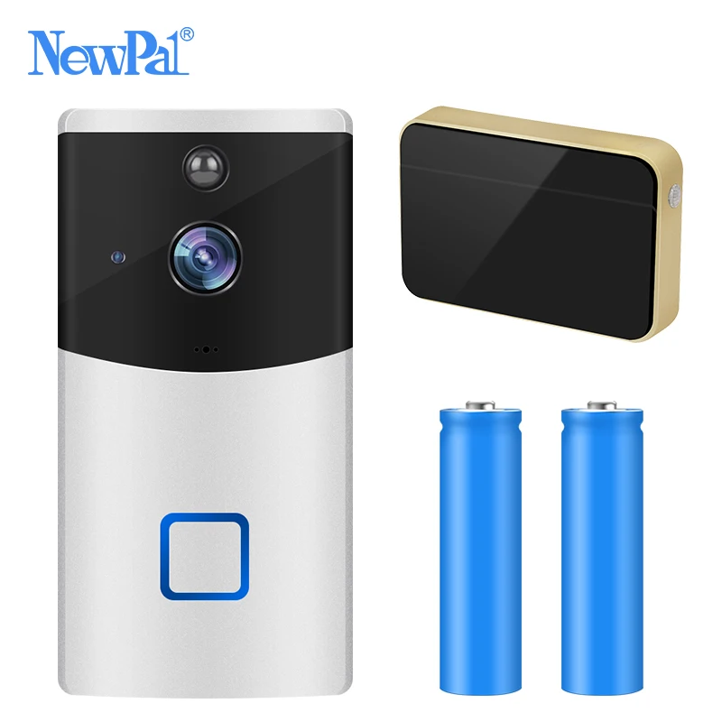 

WiFi Doorbell Camera Video Intercom Wireless Door Bells Home Security Camera IP Doorbells Ring Chime Night Vision Battery Set