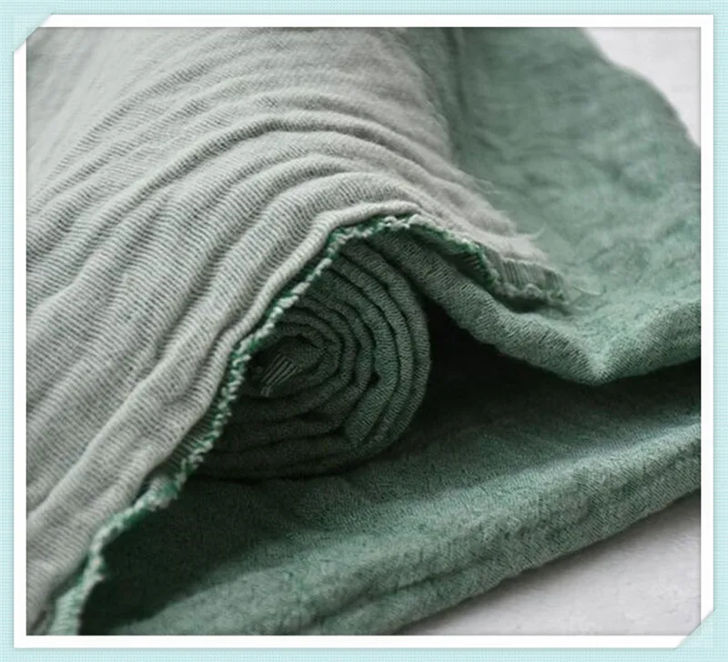 Хлопковая креповая ткань с принтом для домашнего текстиля