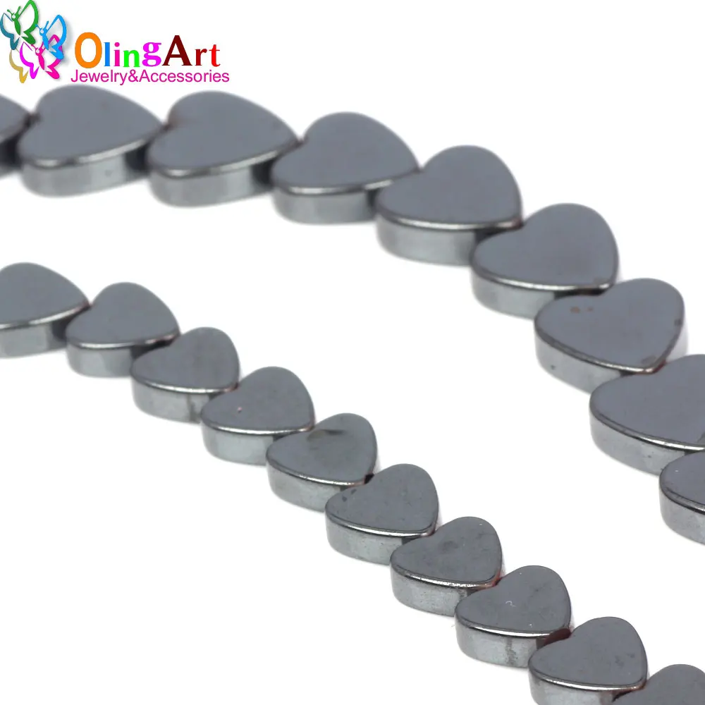 Natural Stone Black Hematite Beads 4 6 8 10 MM 15/" Per Strand Pick Size For Jewe