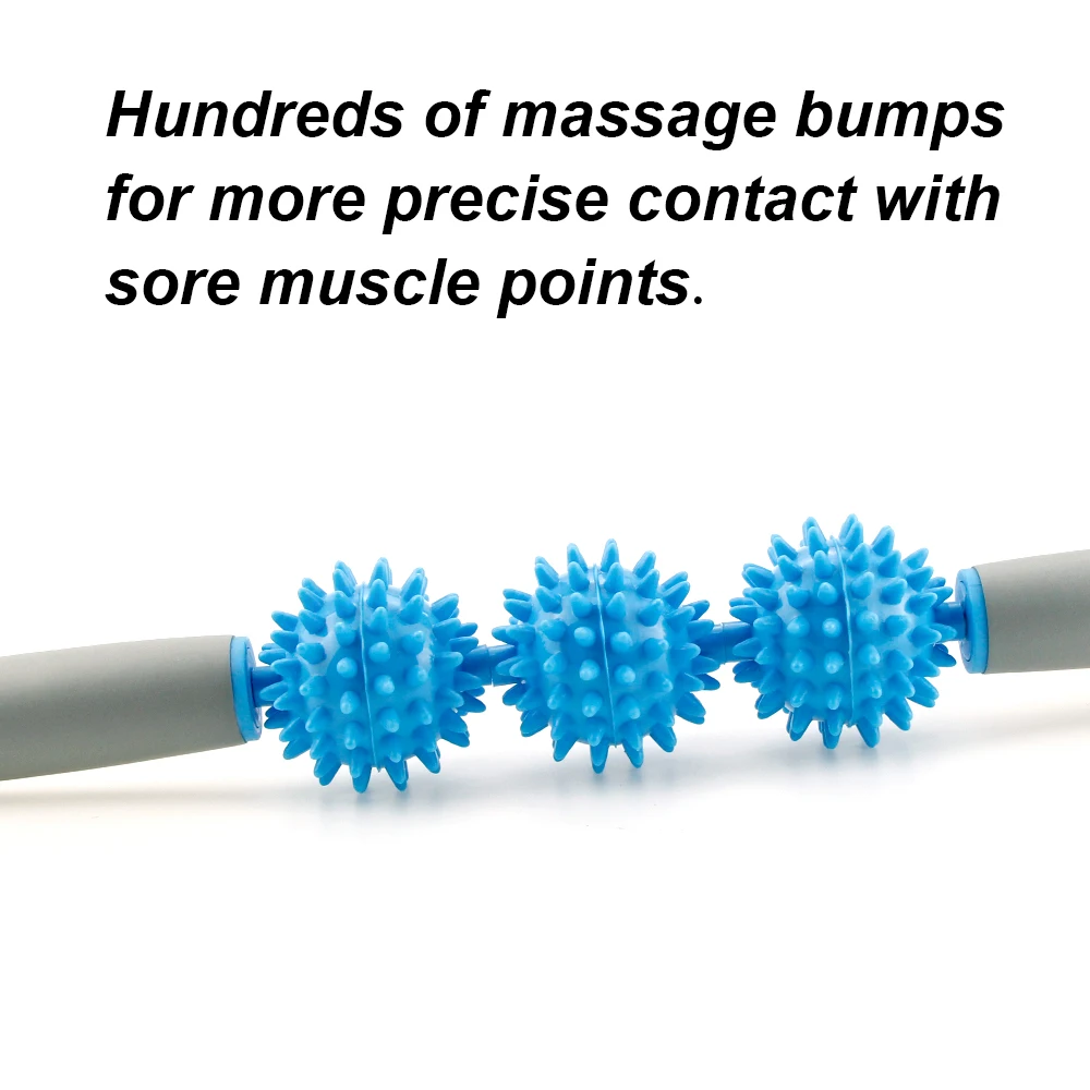 Massage Roller Stick Muscle Roller - Deep Tissue Fascia Massager Release Pain Leg ,Neck & Back