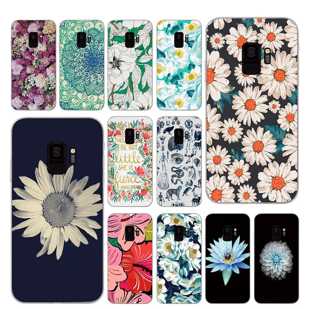 

Chrysanthemum dark flower Phone Case for Samsung Galaxy S10 S10E S8 Plus S6 S7 Edge S9 S10e Plus Cover