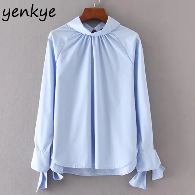 lichtblauwe blouse lichtblauwe blouse
