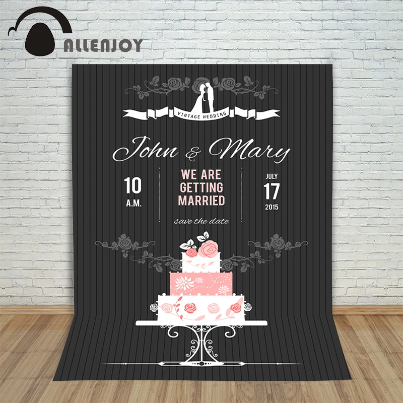Allenjoy photographic camera background Wedding Custom