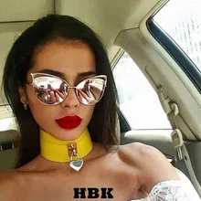 Женские розовые зеркальные солнцезащитные очки Женская обувь Элитный бренд вогнуто-Выпуклое стекло, женские солнцезащитные очки для женщин с металлическим дизайном UV400 Оттенки Óculos