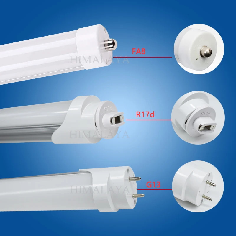 

Toika led tube 15pcs 8ft T8 FA8 Single Pin LED Tube Lights 40W 4800Lm Bulbs SMD 2835 2400MM 8feet LED Fluorescent Tube Lamps