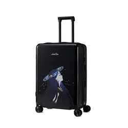 Для женщин чемодан на колесиках чемодан дорожный футляр TSA обувь для девочек сумки на колёсиках PC Hardside 20 дюймов чемодан на колесах для