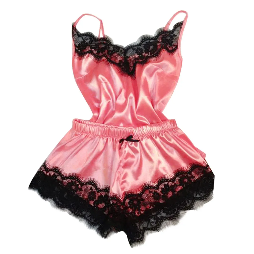 Womail 2018 женское нижнее белье Babydoll ночная рубашка комплект нижнего белья модные