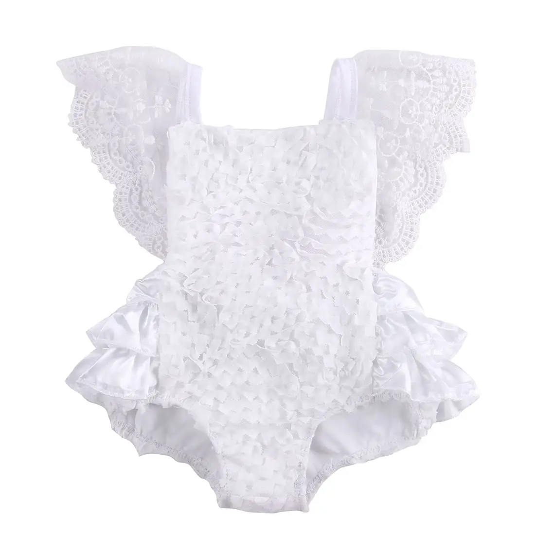 

2018 Hot 0-18M Newborn Baby Girls Clothes Super Cute Princess Girl Cake Dress Bodysuit Lace Party Playsuit One Pieces