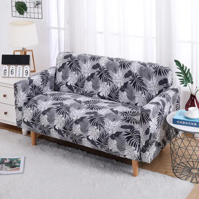 

Panda Printing Sectional Stretch Sofa Covers Elastic Slipcovers All-inclusive Polyester Sofa Cushion Sofa Towel 1/2/3/4-seater