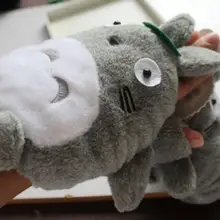 Рождественские специальные супер Менг Милые Тоторо плюшевые перчатки женские модели корейской версии Мультфильм Половина варежки