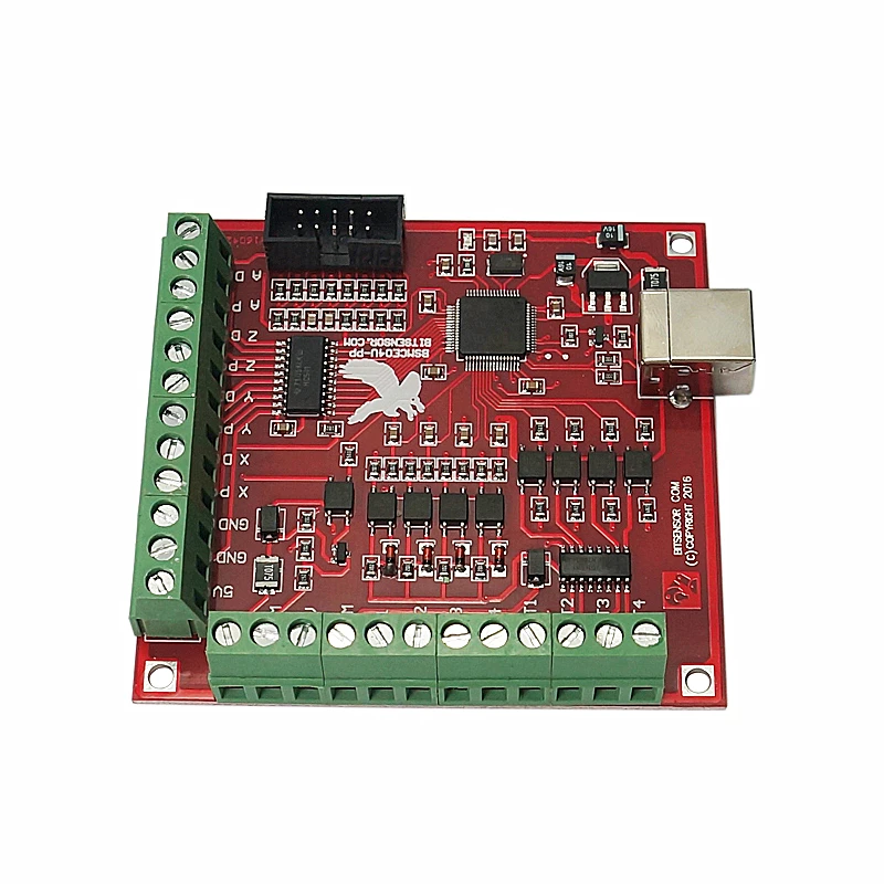 USB MACH3 100Khz Breakout Board 4 Axis Interface Driver Motion ...