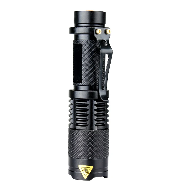 Мини фонарик 3000 люмен Мощный регулируемый фокус 3 режима T6 светодиодный тактический фонарь 1X18650 для кемпинга на открытом воздухе
