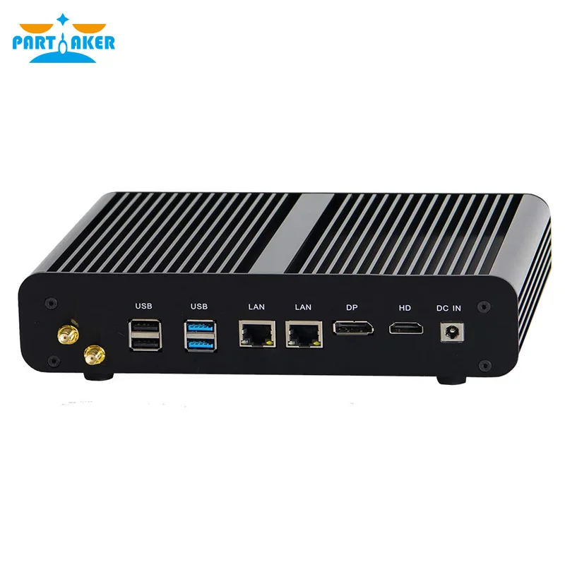 В наличии Intel Core i7 7560U 7th Gen Kaby Lake Windows 10 Linux Ubuntu безвентиляторный мини ПК 4K HTPC Nuc