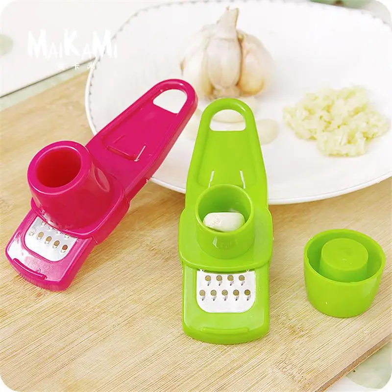 

1PC Multi Functional Ginger Garlic Grinding Grater Planer Slicer Cutter Cooking Tool Utensils Kitchen Accessories (Random Color)