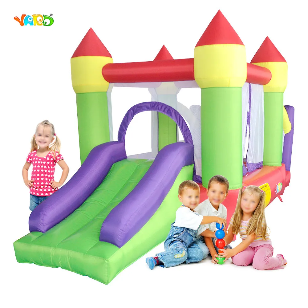 

YARD Bouncy Castle With Inflatable Slide And Trampoline Inflatable Pool Inflatable Bounce House
