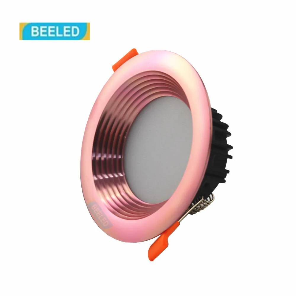 3W LED downlights Recessed Ceiling light Spot Light Lamp white Bule lamp smd 5733(Rose) |