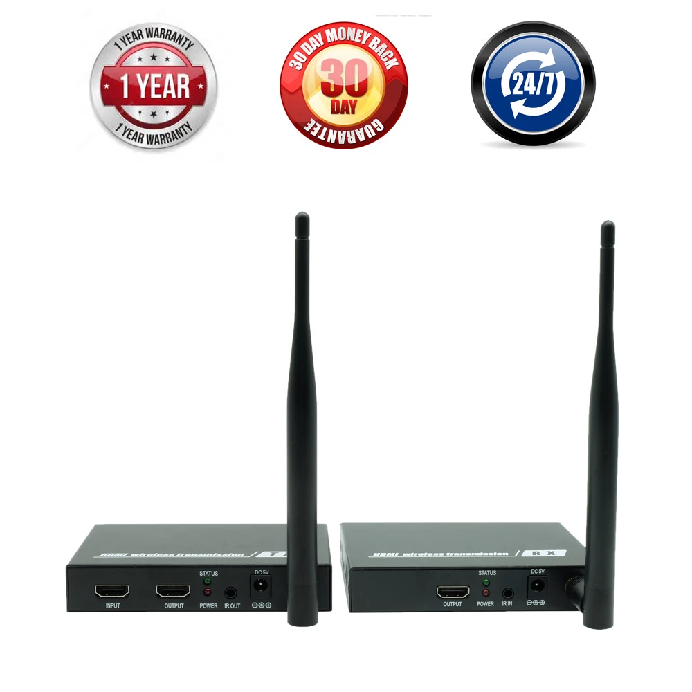 Navceker ZY DT211W Wireless HDMI Video TV Transmitter Receiver WIFI 60m Wireless HDMI Extender