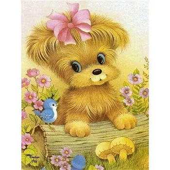 

YIKEE dog diamond painting 5D DIY Diamond Embroidery Mosaic Picture Of Rhinestone Decoration Home y1068