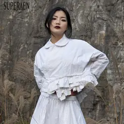 SuperAen Европа 2019 модная женская короткая куртка весна и лето новая однотонная куртка женская Soldi цветная женская одежда