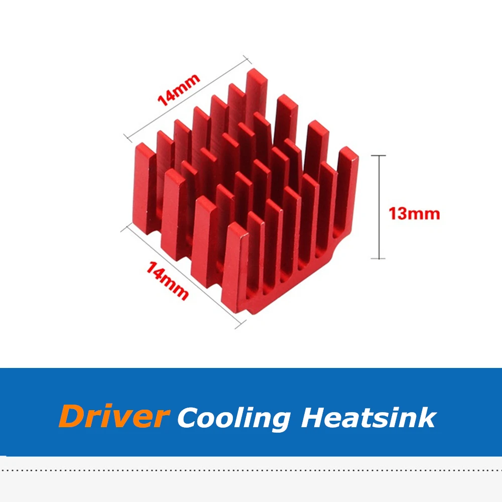 Dissipateur thermique en aluminium, 40x40x10mm, pour moteur pas à pas 42,  extrudeuse Hotend MK7/MK8, pièces