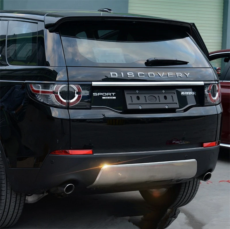 Передний + задний бампер диффузор из нержавеющей стали для Land Rover Discovery Sport 2015 2016 2017