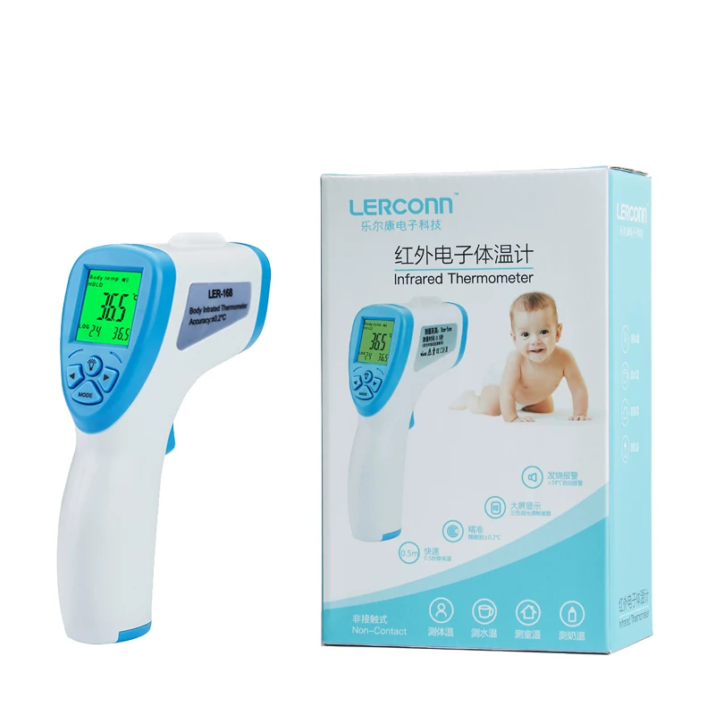 

LCD Backlight Digital Thermometer Infrared Baby Adult Forehead Termometro Medical Non-contact Infrared Thermometer Baby Care