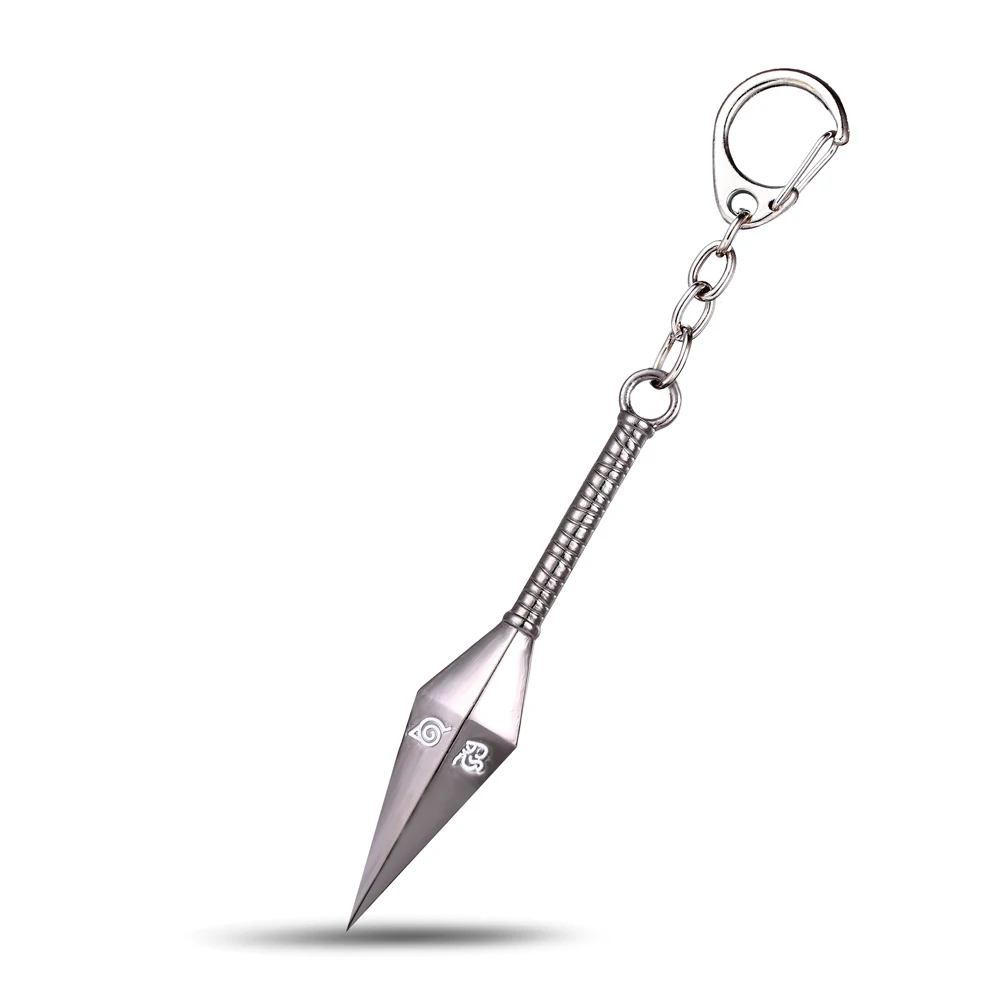 

NEW Jewelry Hot Anime Naruto Keychain Model Alloy Key Chain Anime Fans Cool Fashion Naruto Marks Key Chain