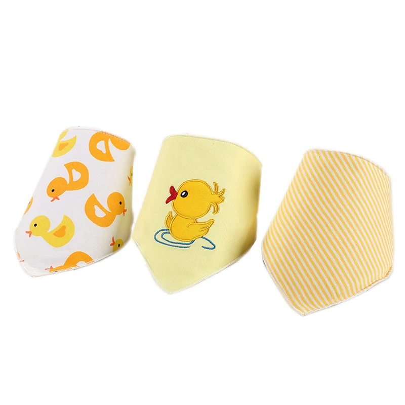 

3pcs/lot Baby Bibs Bandana100% Cotton High Quality Babadores Para Bebe Infant Triangle Cotton Towel For Boys And Girls Bibs