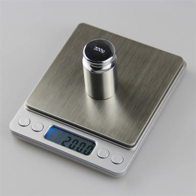 3 кг 0,1 г Кухня электронные весы 3000 г 0,1 ЖК-дисплей цифровой карманный Еда диета весы ювелирные изделия лаборатории Вес баланс с двумя лоток 4 единицы