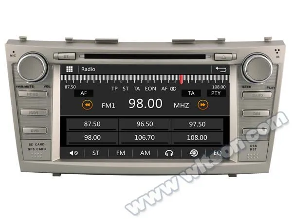 Excellent WITSON CAR DVD GPS RADIO for TOYOTA CAMRY New Technology+Capctive Screen+1080P+DSP WiFi/3G/DVR(optional) car stereo audio 24