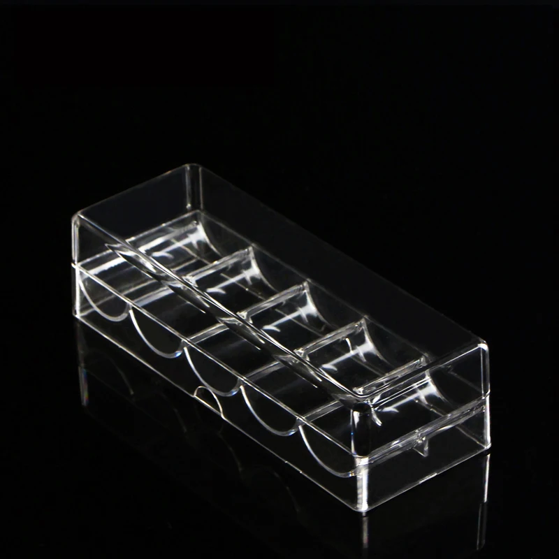 High Quality Texas Poker Chips 100Pcs Box Transparent Acrylic Portable Game Chip Box Baccarat Box Tray Casin Board game qenueson High Quality Texas Poker Chips 100Pcs Box Transparent Acrylic Portable Game Chip Box Baccarat Box Tray Casin Board game qenueson