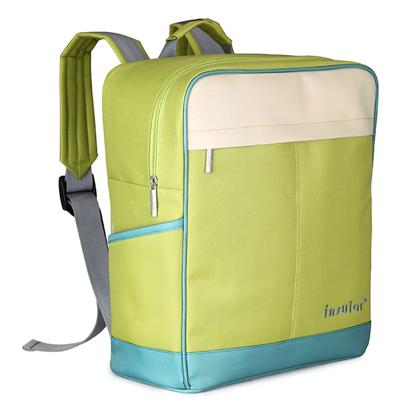 insular New Style Canvas Waterproof Baby Diaper Backpack Fashion Mommy Bag Backpack Green-in ...