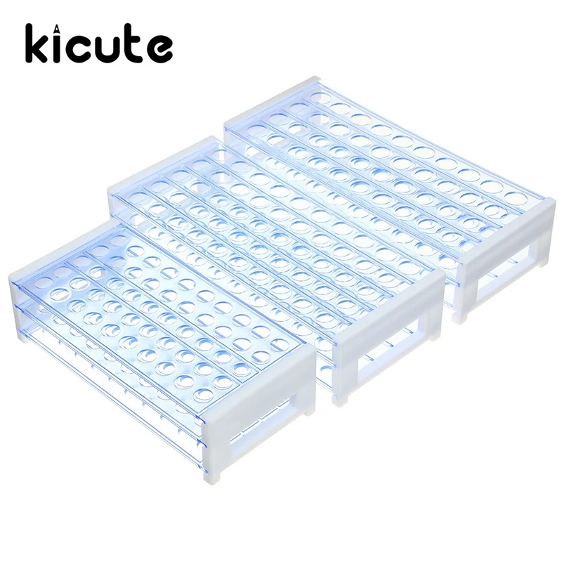 Kicute Overvalue Plastic Test Tube Rack Stand Bracket for 8-18MM Test Tubing Racks for Centrifuge Tubes 40 or 50 Holes Positions Kicute Overvalue Plastic Test Tube Rack Stand Bracket for 8-18MM Test Tubing Racks for Centrifuge Tubes 40 or 50 Holes Positions