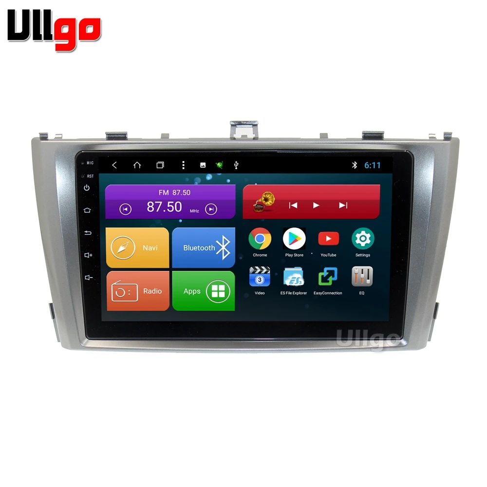 9 дюймов Восьмиядерный Android 9,0 автомобильный DVD gps для Toyota Avensis T27 2009- Авторадио gps Автомобильное головное устройство с BT Радио RDS Wifi