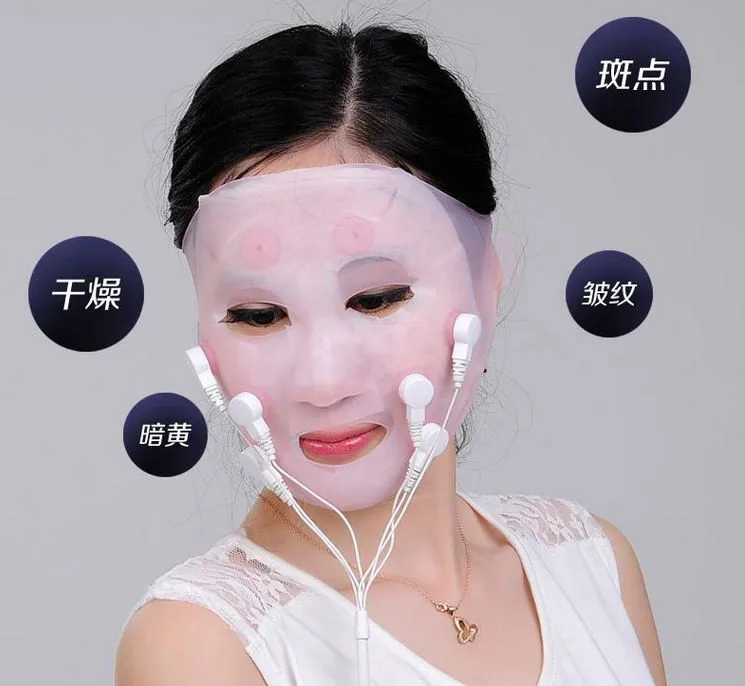 New hot Charge professional vibration Facial massage Quick face lift mask /ace lift belt facial massage Electric mask surface