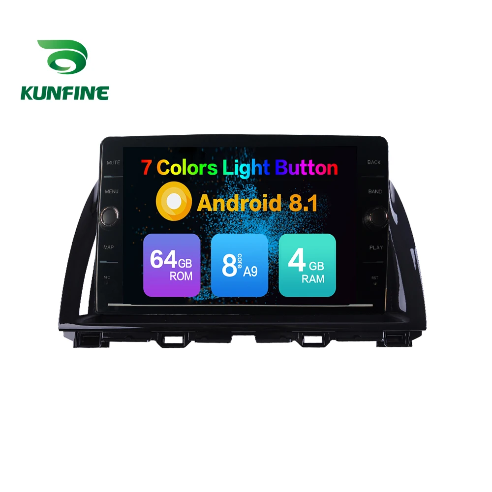 Восьмиядерный 4 Гб ОЗУ 64 ПЗУ Android 8 1 автомобильный DVD GPS плеер Deckless стерео для Mazda CX5