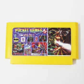 

Top quality 8 bit Game Cartridge 150 in 1 Big Yellow Game Card For 8 Bit 60pin Game Player