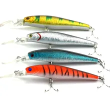 50 шт. Карп рыболовные снасти наживка, рыболовная блесна песка приманки плавающей форель рыболовная наживка воблер 12,5 CM 14G 4# крюк Одежда высшего качества