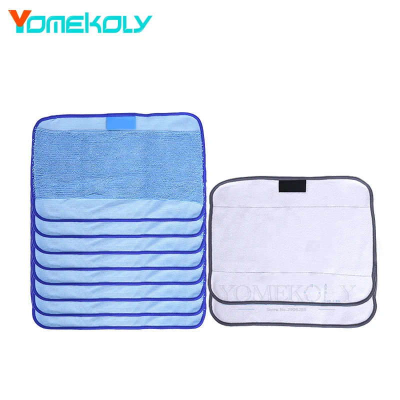 10pcs Wet &amp 2pcs Dry Pro-Clean Mopping Cloths for irobot Braava Floor Mop Robot Minit 4200 5200 380 380t | Бытовая техника