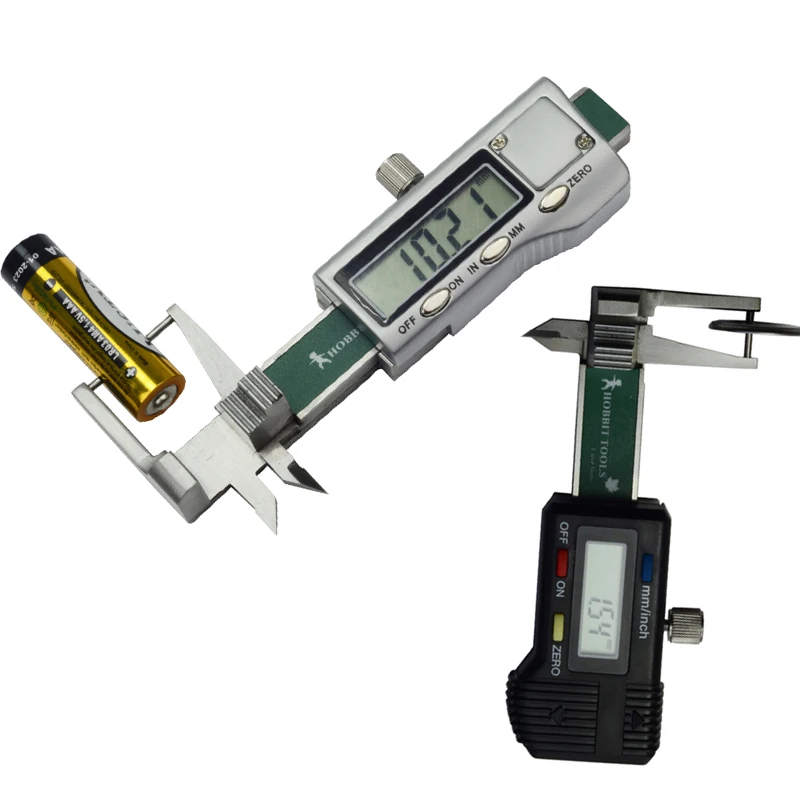 

High quality 0-25mm Mini Pocket Digital Jewel Gem Gemstone metal casing Thickness Gauge Caliper with 0.01mm Diamond Measure Tool