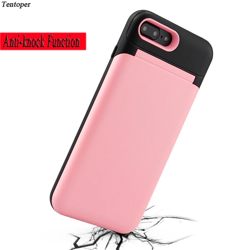 

For Samsung Galaxy S8 Note 8 Luxury Mirror Case & Hidden Card Slot Holder Hard Stand Cover For iPhone X 10 6 6S 7 7 8 Plus Case