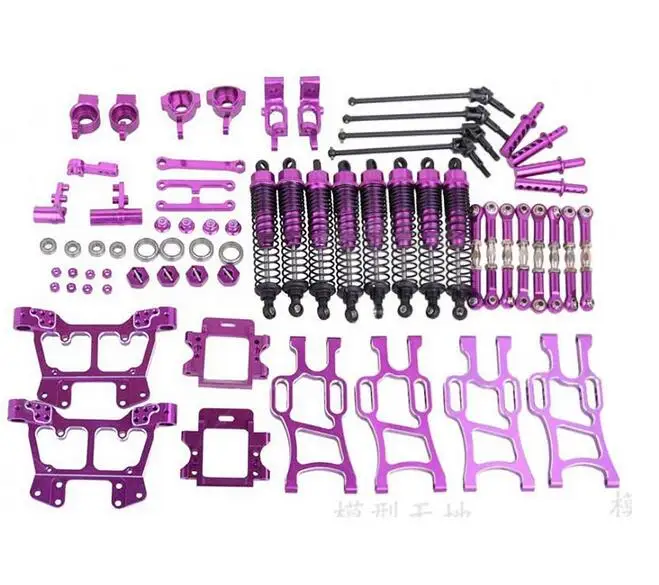 

HSP 1/10 RC Monster Truck Metal Upgrade Spare Parts Set HSP 94108 94111 Aluminium Alloy Spare Parts Set