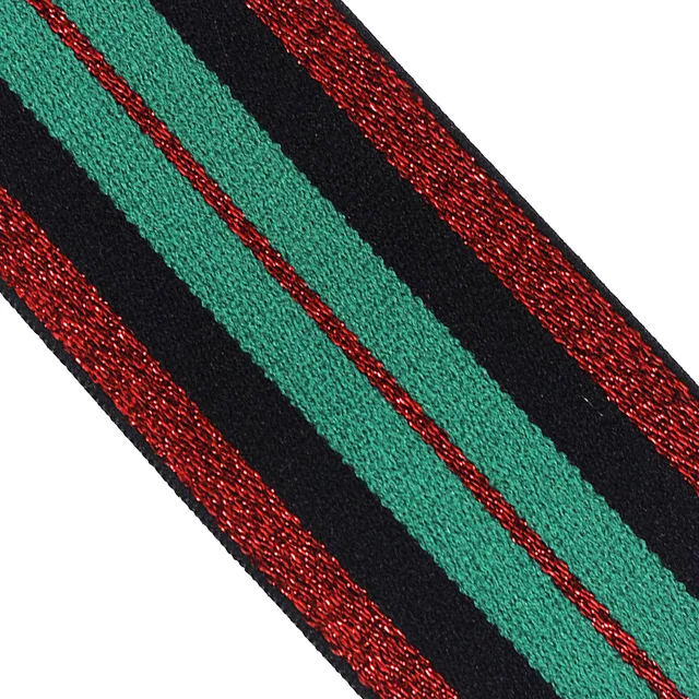 

3yard 47mm Green Red Elastic Stretch Ribbon Band Lace Trim Webbing Belt Strap Craft Sewing Accessories T2405