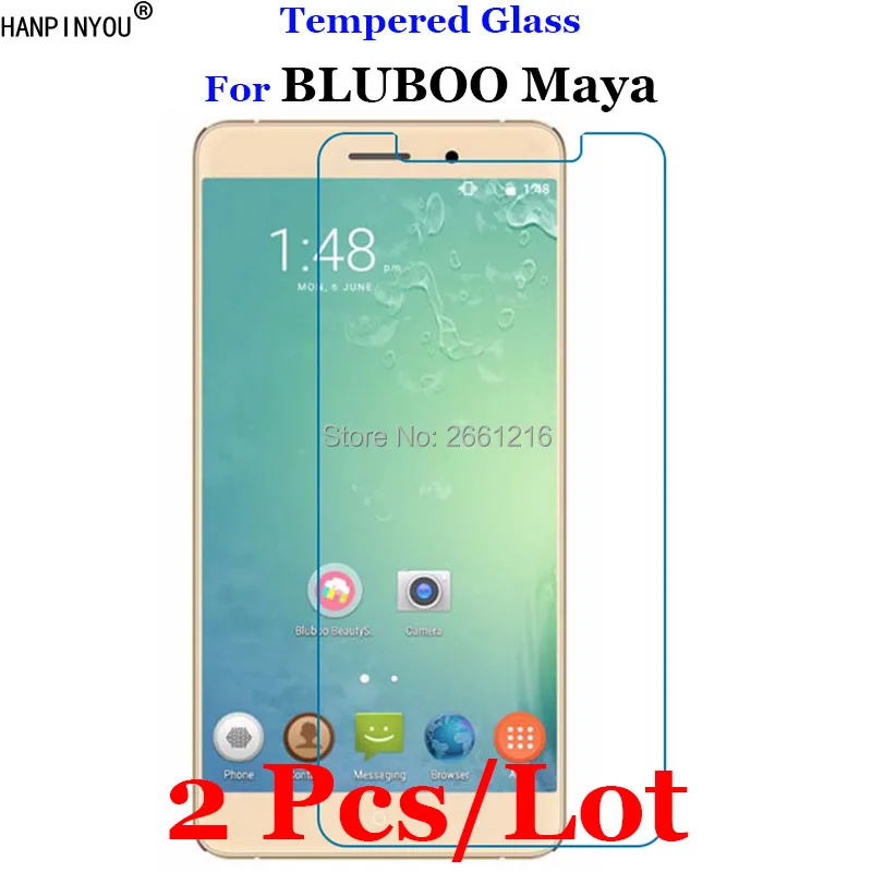 2 шт./лот закаленное стекло BLUBOO Maya 9H 2.5D Премиум Защитная пленка для экрана 5 5&quot|screen