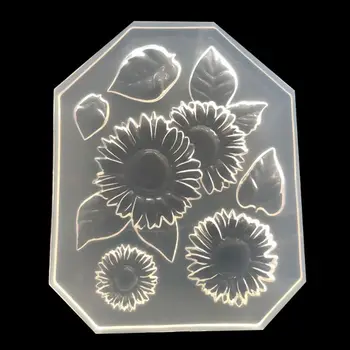 

1 PC Sunflower Leaves Pendant DIY Silicone Molds Resin Casting Jewelry Making Tools Making Jewelry Decoration