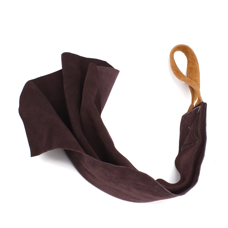 

Dog Bite Genuine Leather Interactive Toy Puppy Training Best for Tug of War Pet Supplies Dog Training
