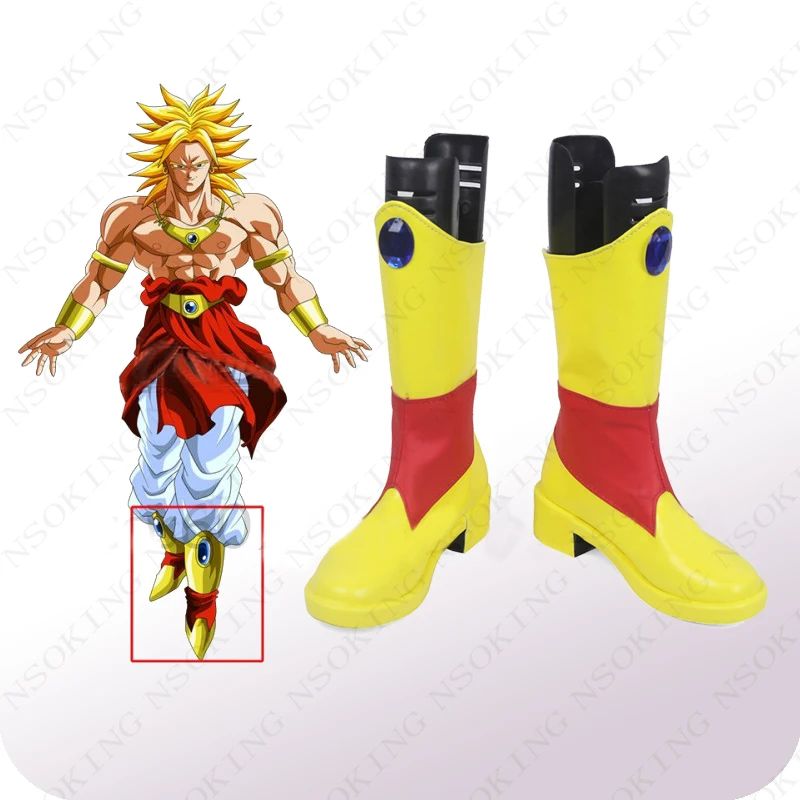 

New Dragon Ball Super Super Saiyan Cosplay Boots Anime Shoes Custom Made