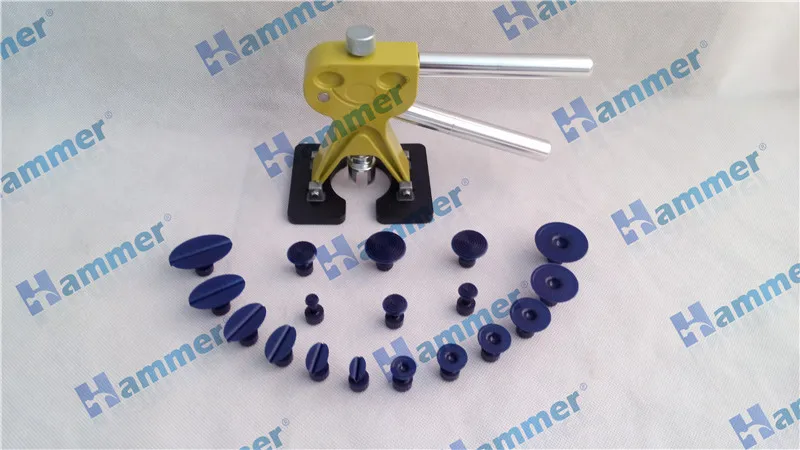 

Dent Lifter Set PDR Hail Repair Tool with 18pcs Puller Glue Tabs Glue Puller Hand Lifter PDR Tool Paintless Dent Repair