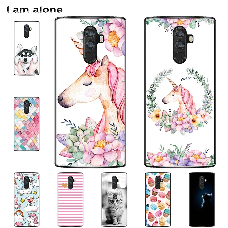 

I am alone Phone Cases For Doogee Mix 2 5.99 inch Soft TPU Mobile Bags Patterned Fashion Shell For Doogee Mix 2 Free Shipping